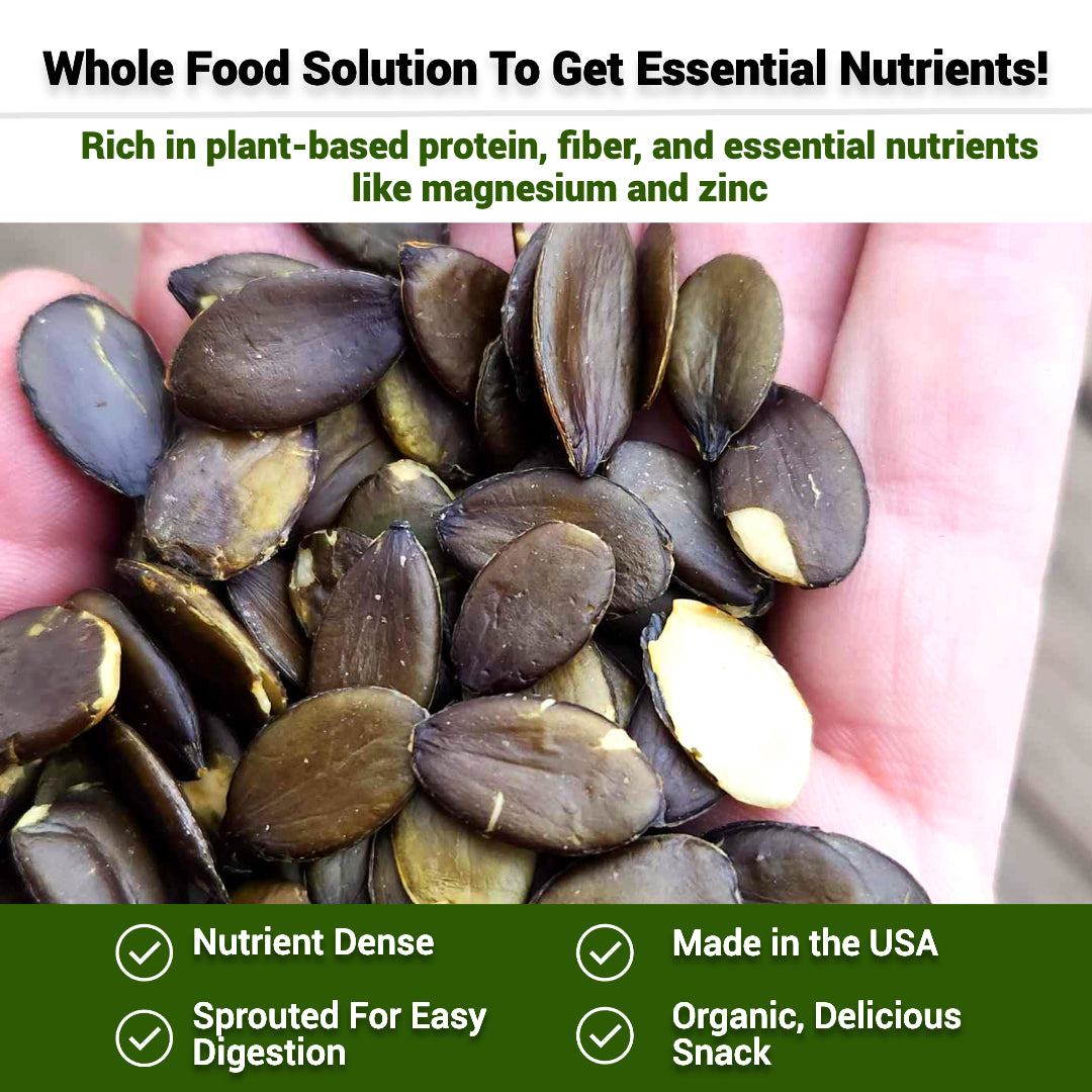 Whole food solution to get essential nutrients. Rich in plant base protein, fiber, magnesium & zinc. Try this delicious pre prepped snack.